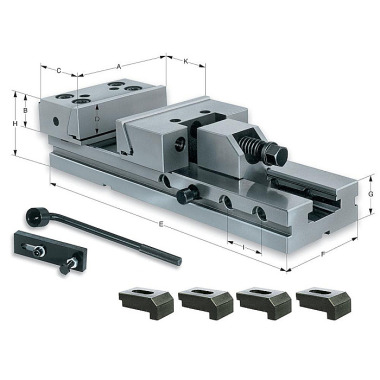 RÖHM Morse a macchina MSR, larghezza ganasce 175, luce 400 161825