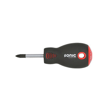 Sonic Cacciavite per viti con testa a croce, corto, PZ 1 1121S