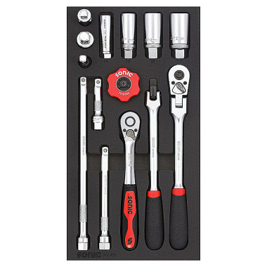 Sonic Set di combinazione, 1/3 SFS 3/8’’ 14 pezzi 201401