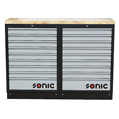 Sonic Armadio a muro MSS 1348mm con banco da lavoro in legno 4731305