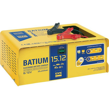 GYS Batterieladegerät BATIUM 15-12 6/12 V effektiv:11/arithmetisch: 7-10-15 A GYS 024519