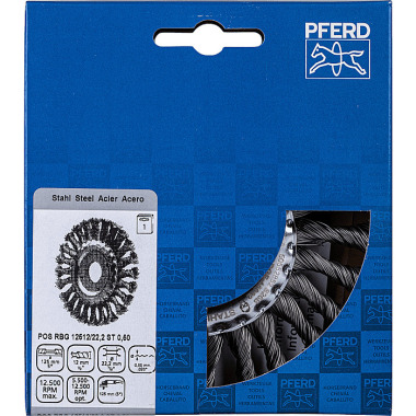 PFERD Pennello tondo, nodato POS RBG 12512/22.2 ST 0.50 43303005