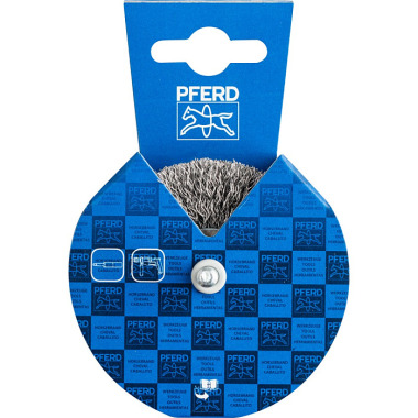 PFERD Spazzola tonda con gambo, non annodata POS RBU 7015/6 ST 0,30 43701017