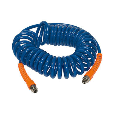 Riegler Anello a spirale, collegamento a vite, protezione antipiega, PU, G 3/8, ø 12x8, 10 m 114590