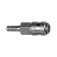 Riegler Attacco rapido NW 7.8, acciaio inox 1.4305, bocca di erogazione LW 6 107423