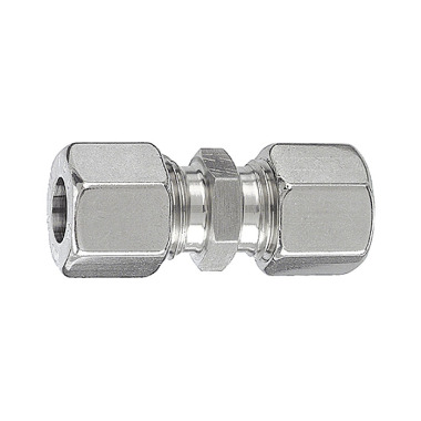 Riegler Raccordo a vite diritto, tubo esterno Ø 12 mm, acciaio inox 1.4571, 315 bar 112398