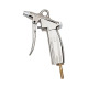 Riegler Pistola di soffiaggio, ugello silenziatore, alluminio pressofuso nichelato, beccuccio LW 6 114324