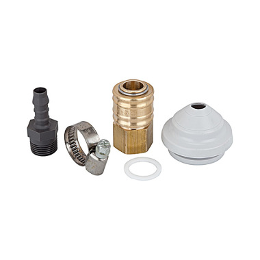 Riegler Set di collegamento per aria compressa, compreso giunto NW 7,2 e passacavo LW 9 114510