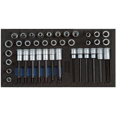 GEDORE Assortimento di bussole per cacciavite 3/8 in modulo check tool 1500 CT1-ITX 30