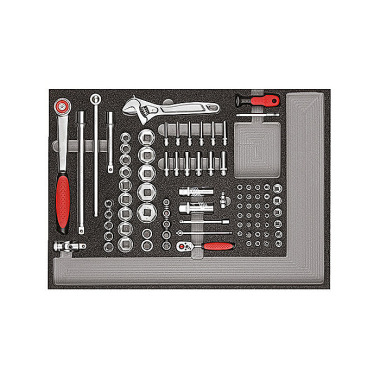 GEDORE rosso Set di utensili 3xModuli CT 129 pz. R21010004