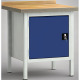 KLW Banco da lavoro standard - 750 x 700 x 900 mm L x P x A, (versione ERGO) WS052E-0750M40-X7022