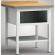 KLW Banco da lavoro standard - 750 x 700 x 900 mm L x P x H, (versione ERGO) WS057E-0750M40-X7024