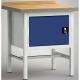 KLW Banco da lavoro standard - 1500 x 700 x 900 mm L x P x H, (versione ERGO) WS058E-0750M40-X7020