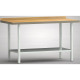 KLW Banco da lavoro professionale - 1500 x 700 x 845 mm L x P x H WP005N-1500M45-X7000