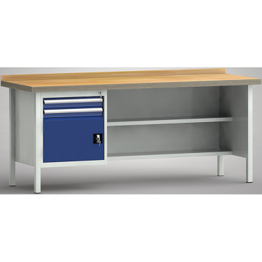 KLW Banco da lavoro standard - 2000 x 700 x 900 mm L x P x H, (versione ERGO) WS138E-2000M40-E7020