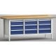 KLW Banco da lavoro standard - 2000 x 700 x 900 mm L x P x H, (versione ERGO) WS247E-2000M40-E7022