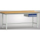 KLW Banco da lavoro professionale 2000 x 700 x 745 - 1045 mm L x P x H WP002V-2000M45-E7002