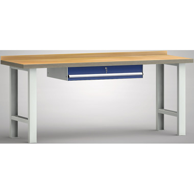 KLW Banco da lavoro standard - 2000 x 700 x 840 mm L x P x H WS500N-2000M40-E7020