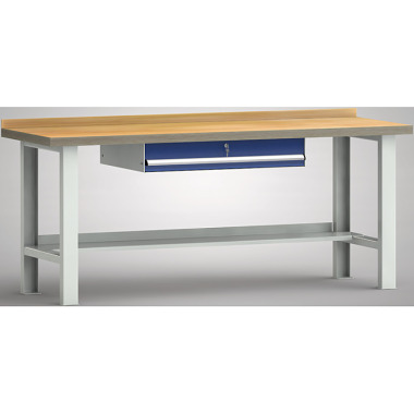 KLW Banco da lavoro standard - 2000 x 700 x 840 mm L x P x H WS503N-2000M40-E7020