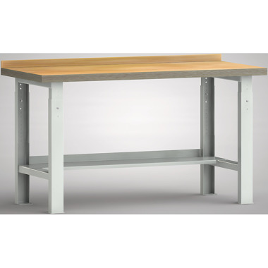 KLW Banco da lavoro professionale - 1500 x 700 mm L x P, regolazione in altezza: 745 - 1045 mm WP513V-1500M45-X1582