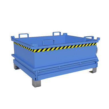 BAUER Container mini a pavimento incernierato MSB 400, verniciato blu chiaro 4417-12-0000-3