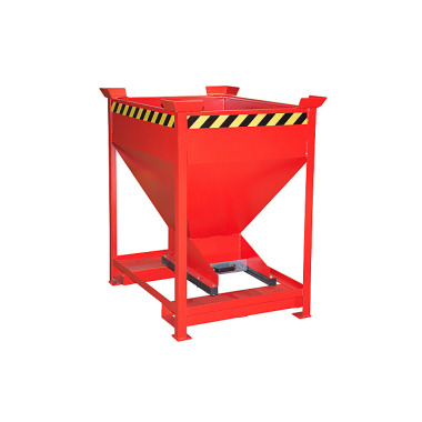 BAUER Contenitore per silo SG-D 375, verniciato, RAL 3000 rosso fuoco 4437-07-0000-2