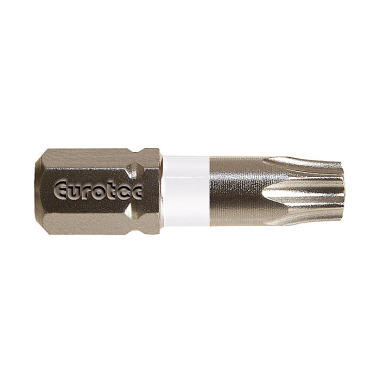 Eurotec Set di inserti 25 mm - TX 10 - bianco 945851