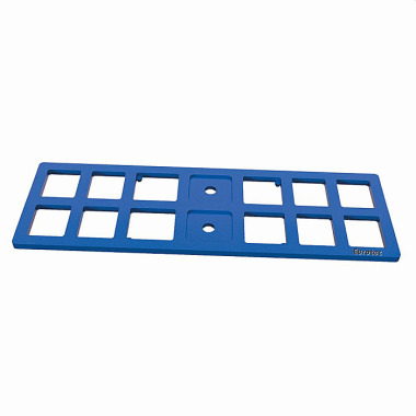 Eurotec Blocco di regolazione XL blu (4.000 kg di carico massimo) - 160 x 50 x 5 (L x P x A) 964585