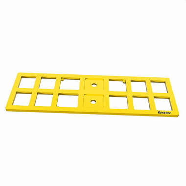 Eurotec Blocco di regolazione XL giallo (capacità di carico 4.000 kg) - 160 x 50 x 15 (L x P x A) 964587