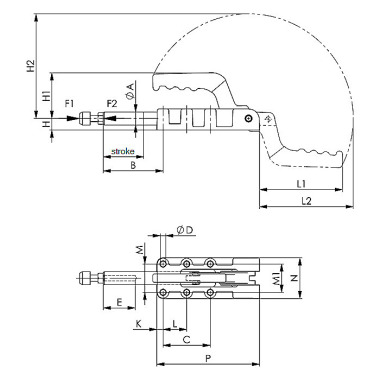 AMF Gradino 7000 misura 0 scanalatura 16 74823