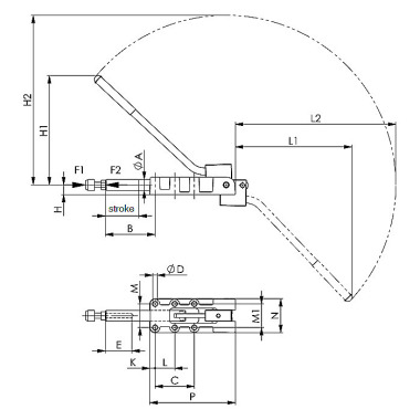 AMF Gradino 7000 misura 4 scanalatura 16 74864