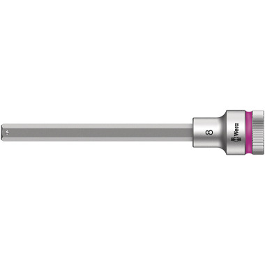 Wera 8740 C HF Hex-Plus 8,0 x 140 mm Zyklop Bit-Nuss mit 1/2"-Antrieb, Haltefunktion 05003844001