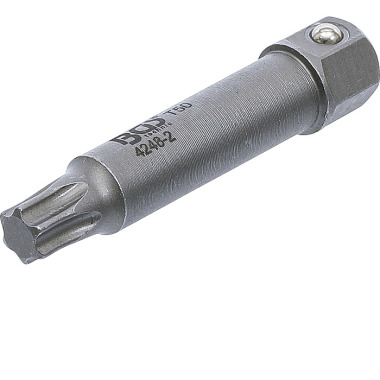 BGS Bussola per bit | 6,3 mm (1/4”) di azionamento | T-Star (per Torx) T27 4248-2