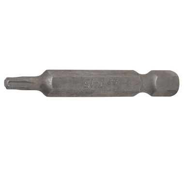 BGS Inserto | lunghezza 50 mm | attacco esagono esterno 6,3 mm (1/4”) | profilo a T (per Torx) T15 4590