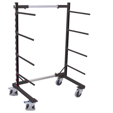 VARIOfit Carrello a braccio portante, unilaterale Dimensioni esterne: 540 - 1.400 x 800 mm (L/D/H) sw-130.006/AG