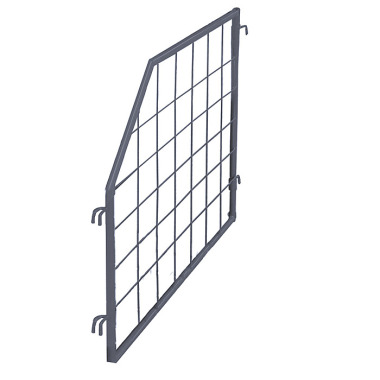 VARIOfit Divisorio per pallet, angolato, RAL 7016 (solo per il tipo 62 e 64) zpa-080.062/AG