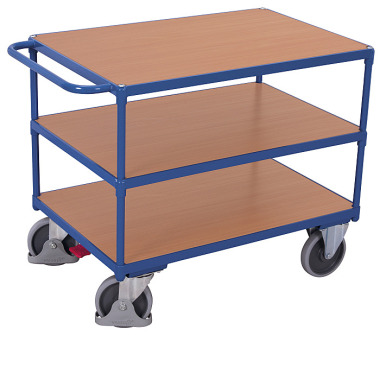 VARIOfit Carrello da tavolo pesante a 3 ripiani Dimensioni esterne: 1.390 x 800 x 920 mm (L/D/H) sw-800.600