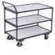 VARIOfit Carrello da tavolo ESD con 3 ripiani Dimensioni esterne: 975 x 525 x 1.010 mm (L/D/H) sw-500.657