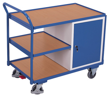 VARIOfit Carrello da officina con 3 ripiani Dimensioni esterne: 1.125 x 625 x 1.010 mm (L/D/H) sw-600.603