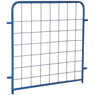 VARIOfit Parete longitudinale per carrello portapacchi/magazzino, bassa Dimensioni esterne: 1.275 x 925 mm (L/A) gsw-800.303.2