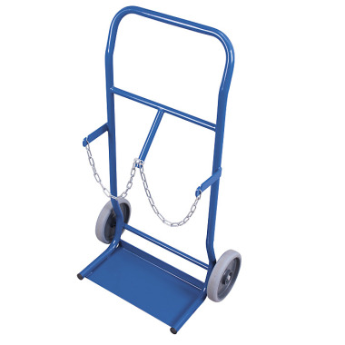 VARIOfit Carrello portabottiglie in acciaio per 2 bottiglie da 10 litri ciascuna Dimensioni esterne: 565 x 370 x 1.045 mm (L/D/H) fk-1000