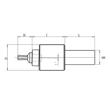 Mack Werkzeuge Portautensili per brocciatura cilindro Ø 16 Inserti Ø 12 47-RHV-D16-12