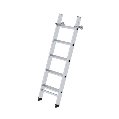 MUNK Step straight ladder, truck 5 steps, incl. mounting kit magnet 40340