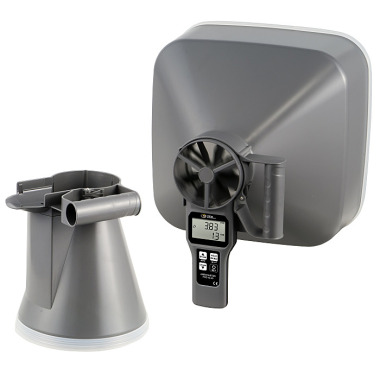 PCE anemometer PCE-VA 20-SET with volume flow hood