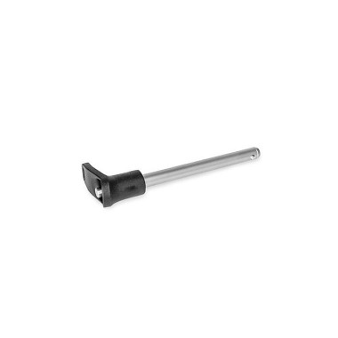 Ganter Perni autobloccanti a sfere, perno in acciaio INOX AISI 630, con impugnatura a L GN 113.12-10-20