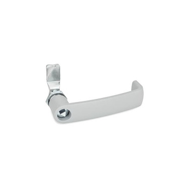 Ganter Chiusure con maniglia a ponte per armadi, funzionamento con chiave a tubo GN 115.7-DK-20-SR