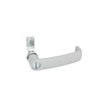 Ganter Chiusure con maniglia a ponte per armadi, funzionamento con chiave a tubo GN 115.7-SCH-10-SR