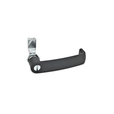 Ganter Chiusure con maniglia a ponte per armadi, funzionamento con chiave a tubo GN 115.7-SCH-10-SW