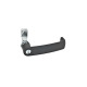 Ganter Chiusure con maniglia a ponte per armadi, funzionamento con chiave a tubo GN 115.7-SCH-18-SW