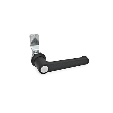 Ganter Chiusure, con manopola, collare corpo di contenimento nero GN 115-LG-10-SW